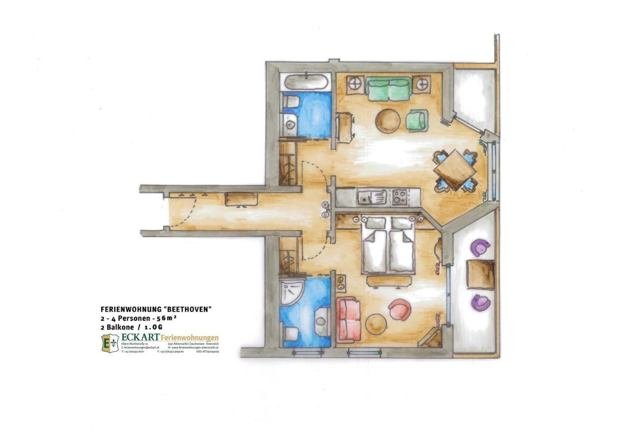 Apartament Haus Barbarahof Altenmarkt im Pongau Zewnętrze zdjęcie